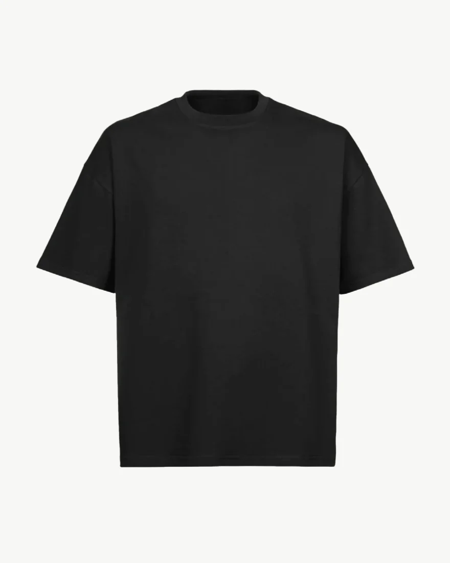 Schwarzes Fashion Oversize T-Shirt