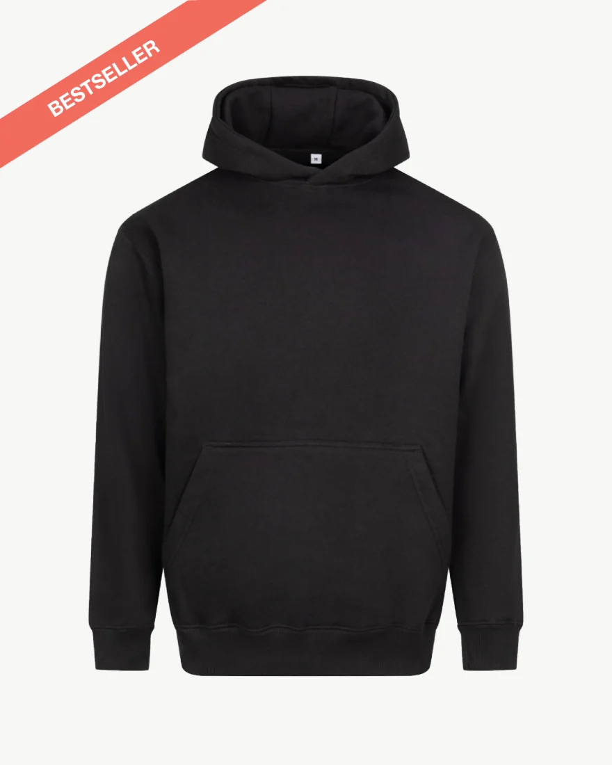 Schwarzer Vision Oversize Hoodie