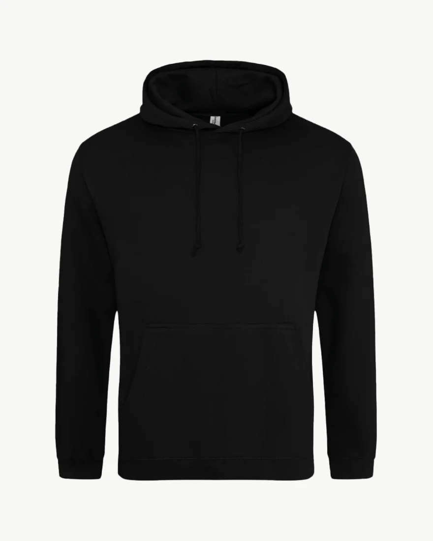 Schwarzer Basic Hoodie